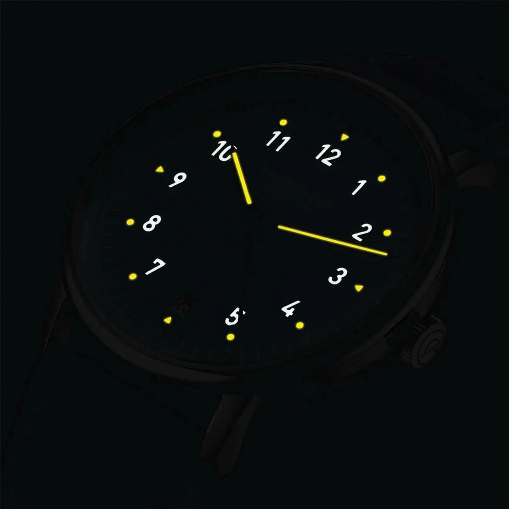 Lumatik Automatic 38mm - Beige on Nylon Strap