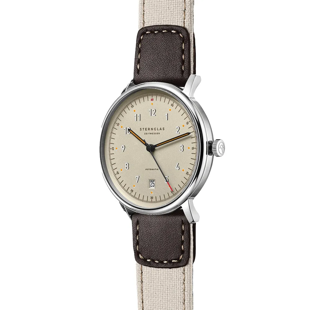 Lumatik Automatic 38mm - Beige on Nylon Strap