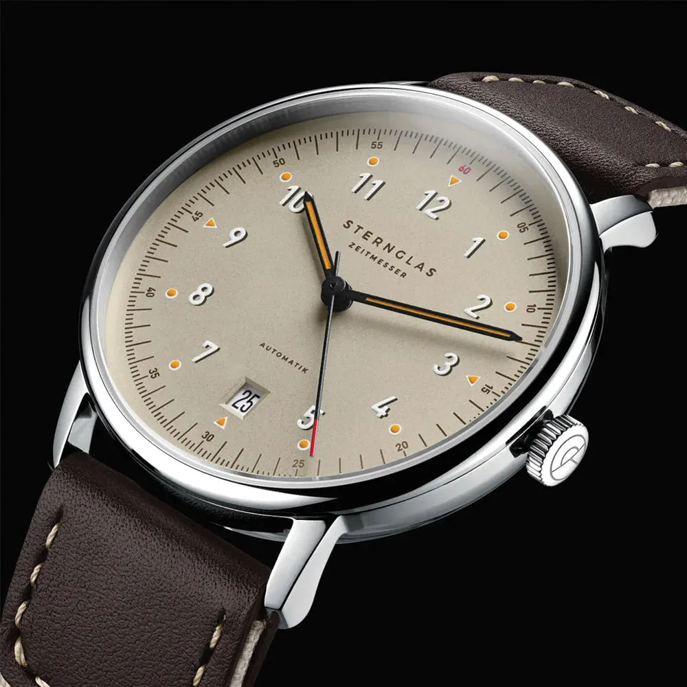 Lumatik Automatic 38mm - Beige on Nylon Strap