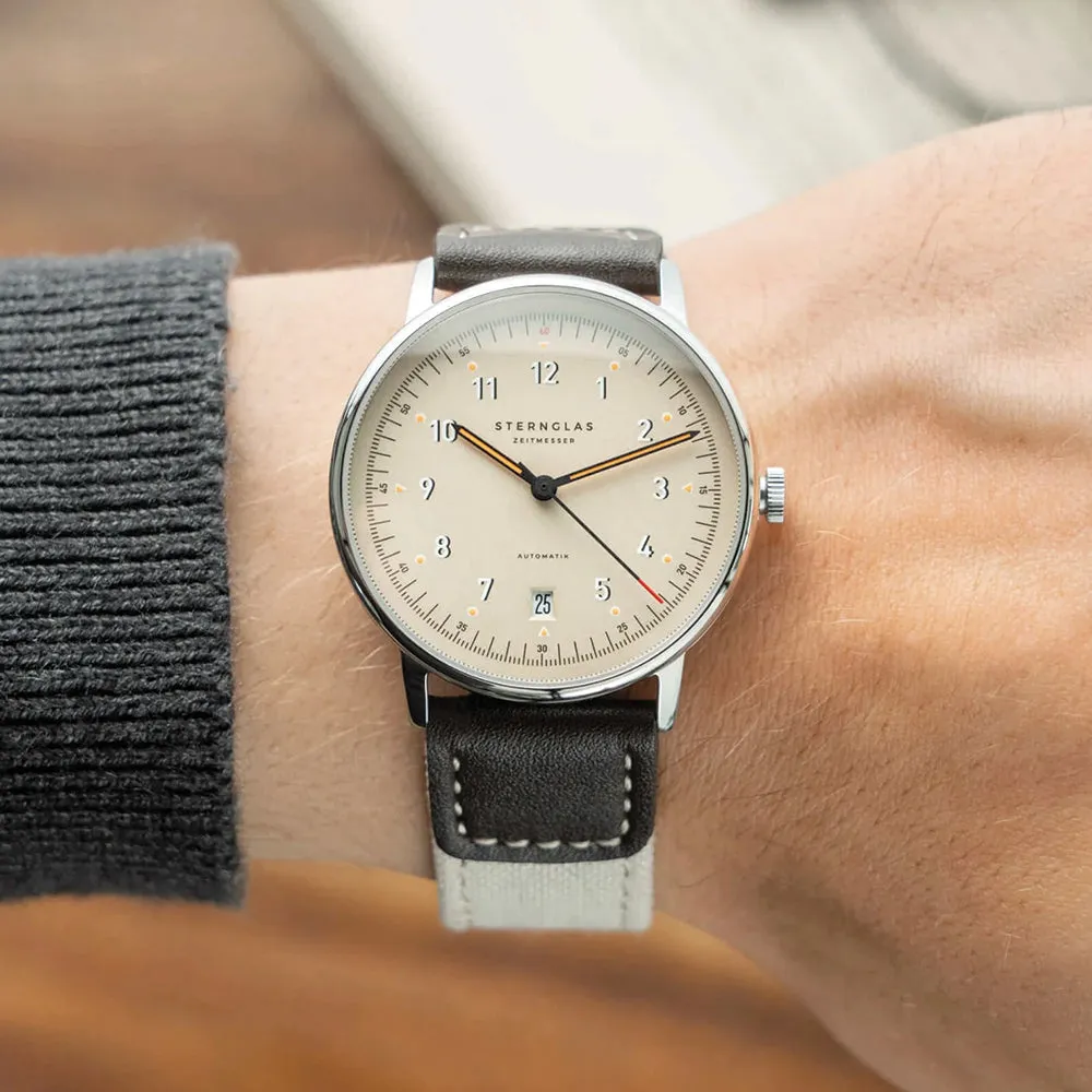 Lumatik Automatic 38mm - Beige on Nylon Strap
