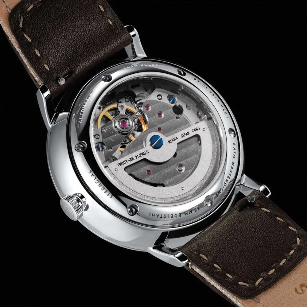 Lumatik Automatic 38mm - Beige on Nylon Strap