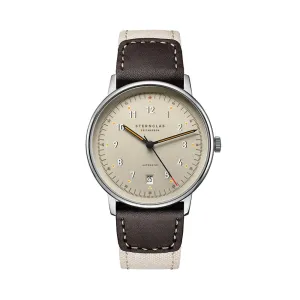 Lumatik Automatic 38mm - Beige on Nylon Strap
