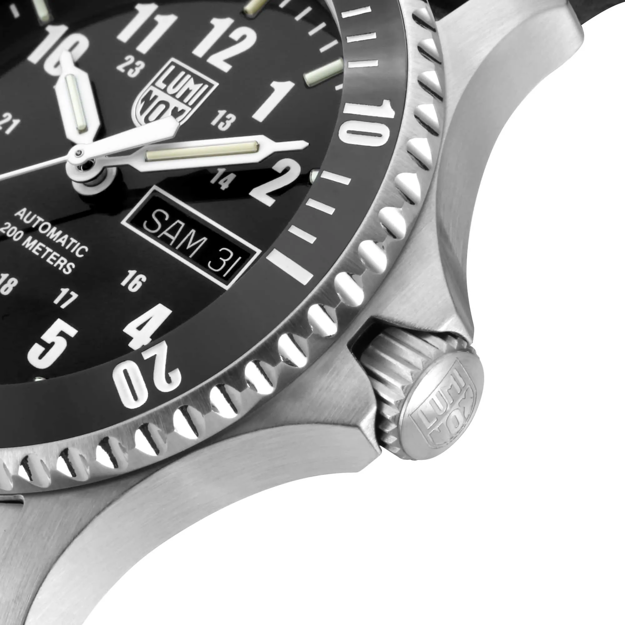 Luminox Men's Automatic Sport Timer Black Dial Leather Strap | XS.0921