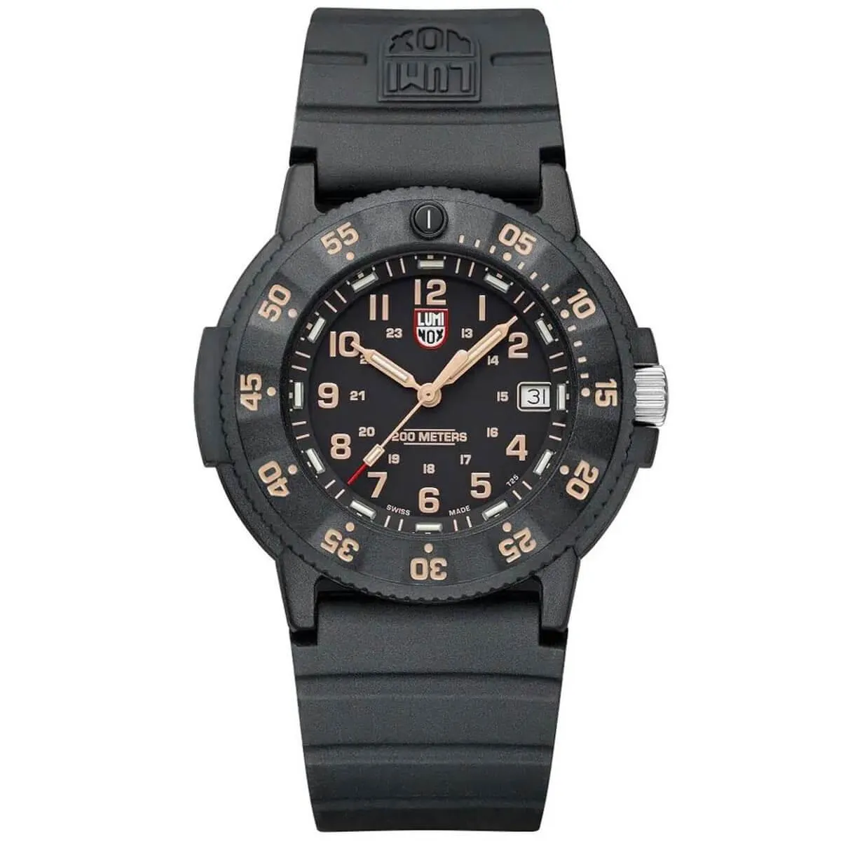 Luminox Men's Quartz Watch - Navy Seal Evo Rotating Bezel Rubber Strap | 3001.EVO.OR