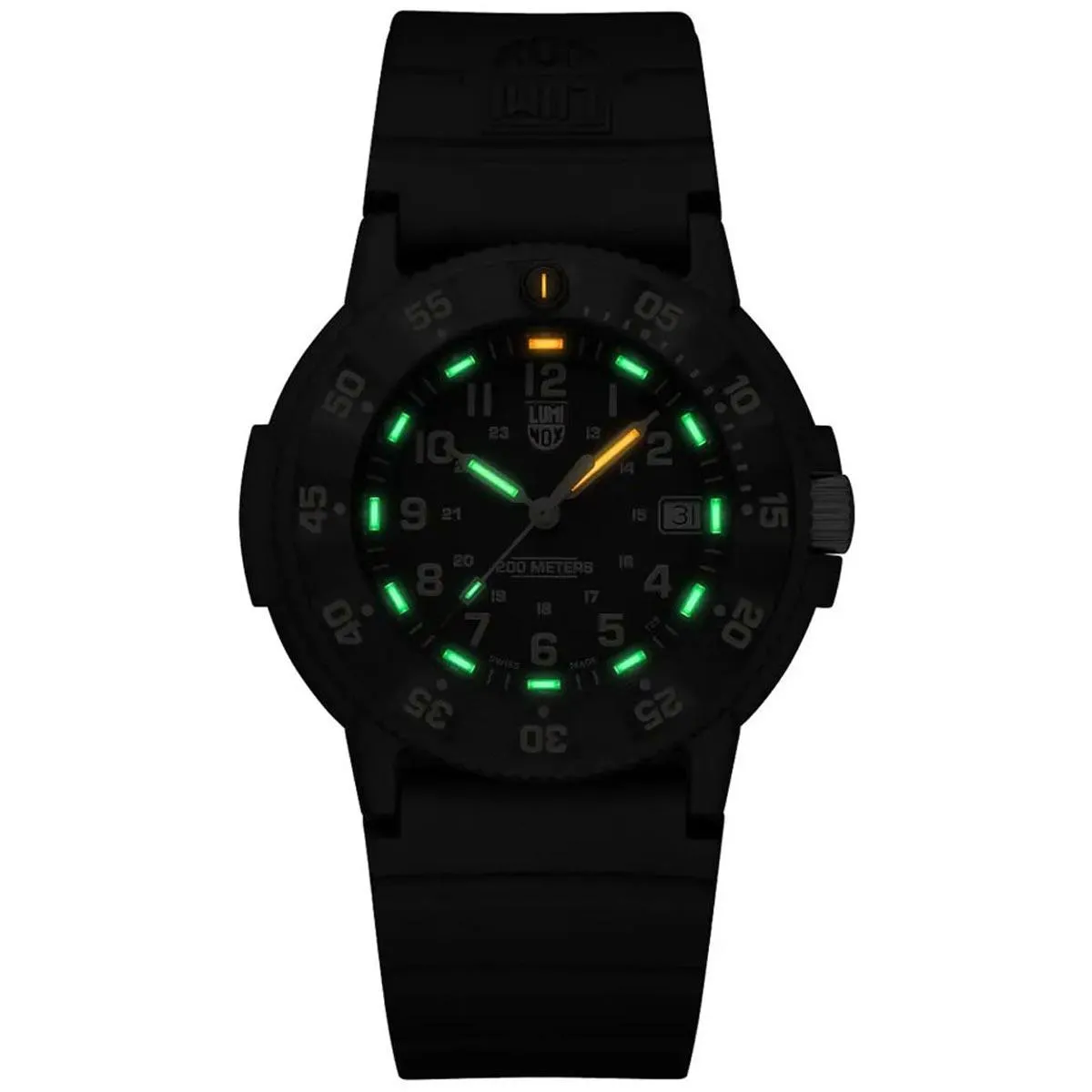 Luminox Men's Quartz Watch - Navy Seal Evo Rotating Bezel Rubber Strap | 3001.EVO.OR