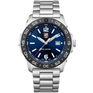 Luminox Men's Quartz Watch - Pacific Diver Rotating Bezel Blue Dial Bracelet | 3123