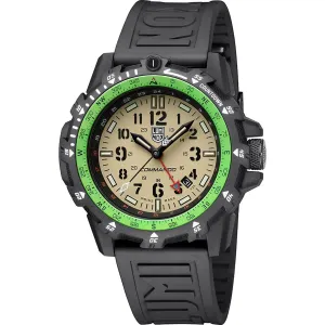 Luminox Men's Swiss Quartz Watch - Commando Raider Beige Dial Black Strap | 3321