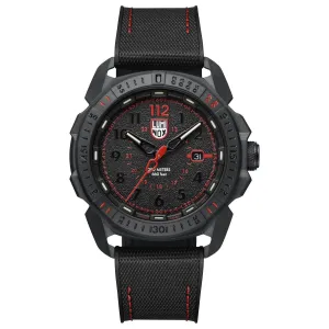 Luminox Men's Swiss Quartz Watch - Ice-Sar Arctic Black Dial Rubber Strap | 1002