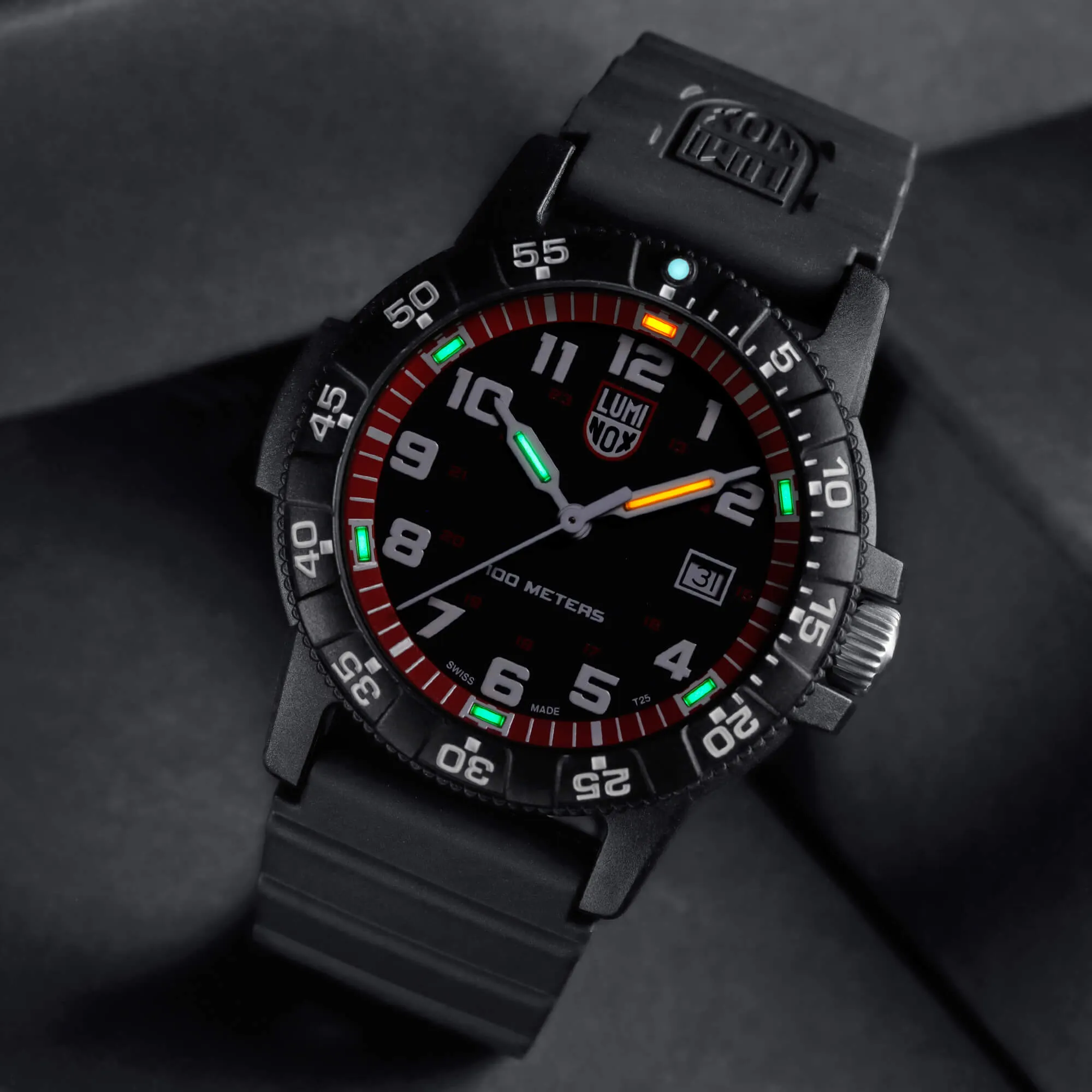 Luminox Men's Watch - Leatherback Sea Turtle Giant Swiss Quartz Rubber Strap | XS.0335