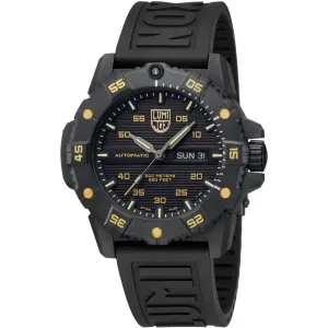 Luminox Men's Watch - Master Carbon Seal Automatic Black Dial Strap | XS.3865.GOLD