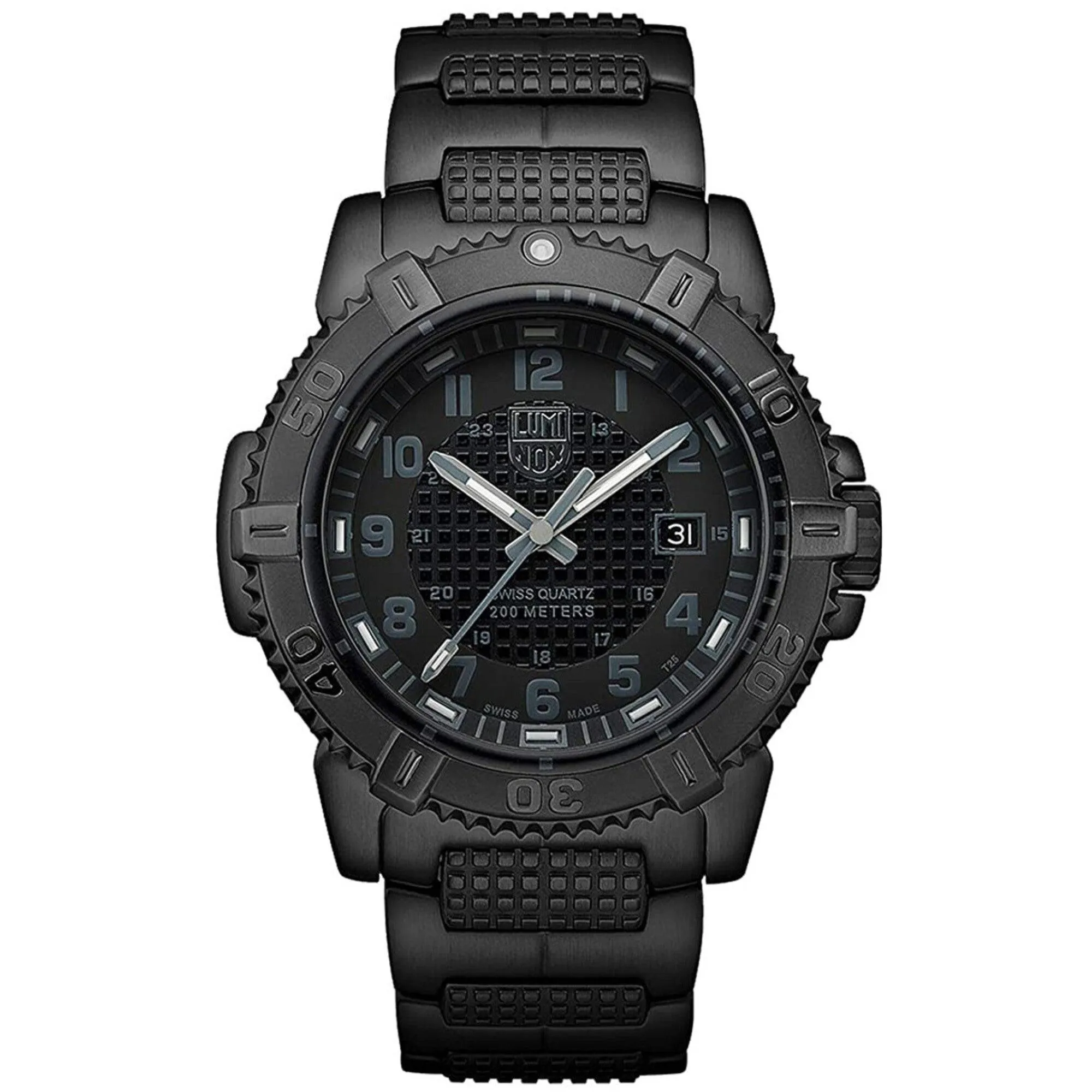 Luminox Men's Watch - Modern Mariner Quartz Black Dial Steel Bracelet | XS.6252.BO