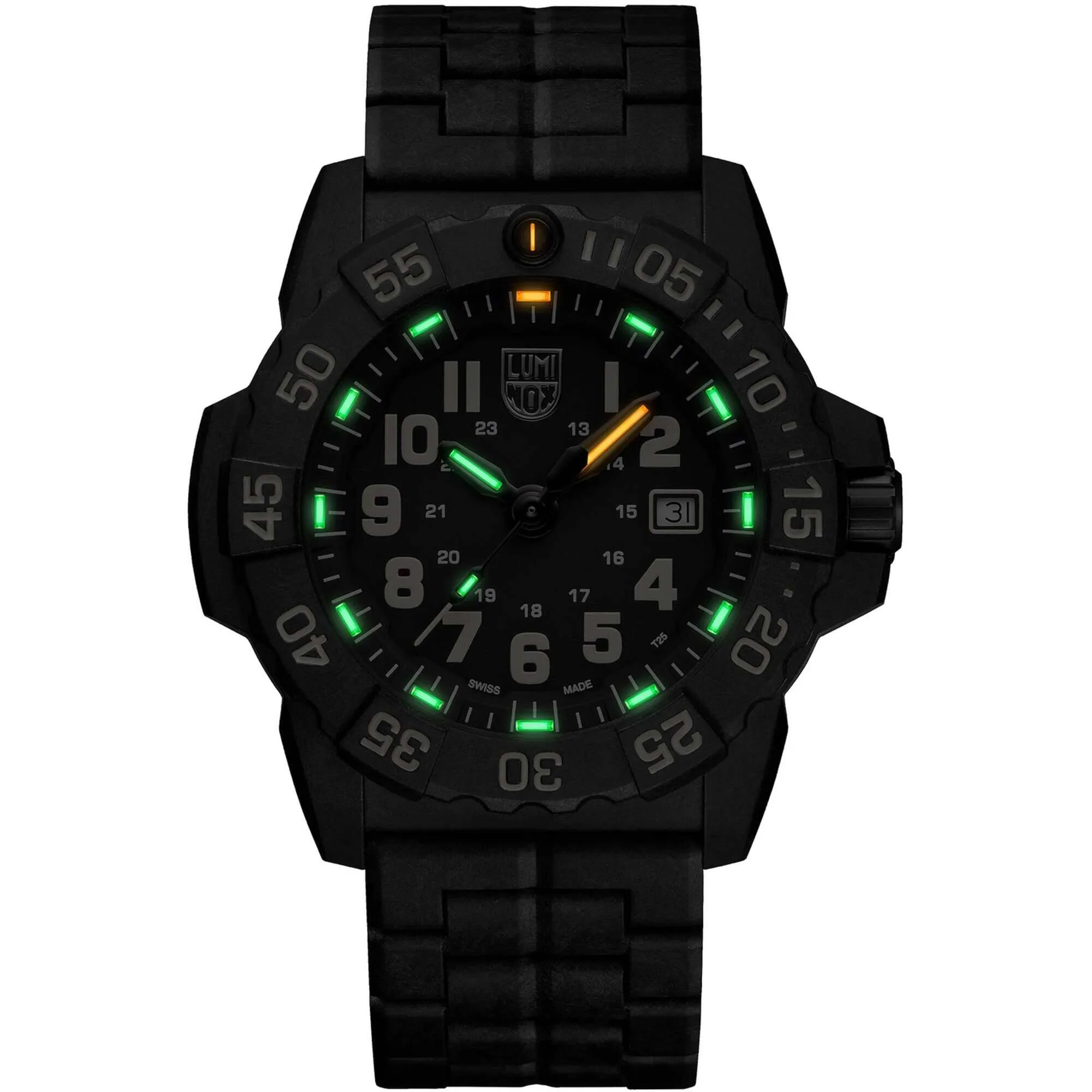 Luminox Men's Watch - Navy Seal 3500 Series Black Dial CARBONOX Strap | XS.3510