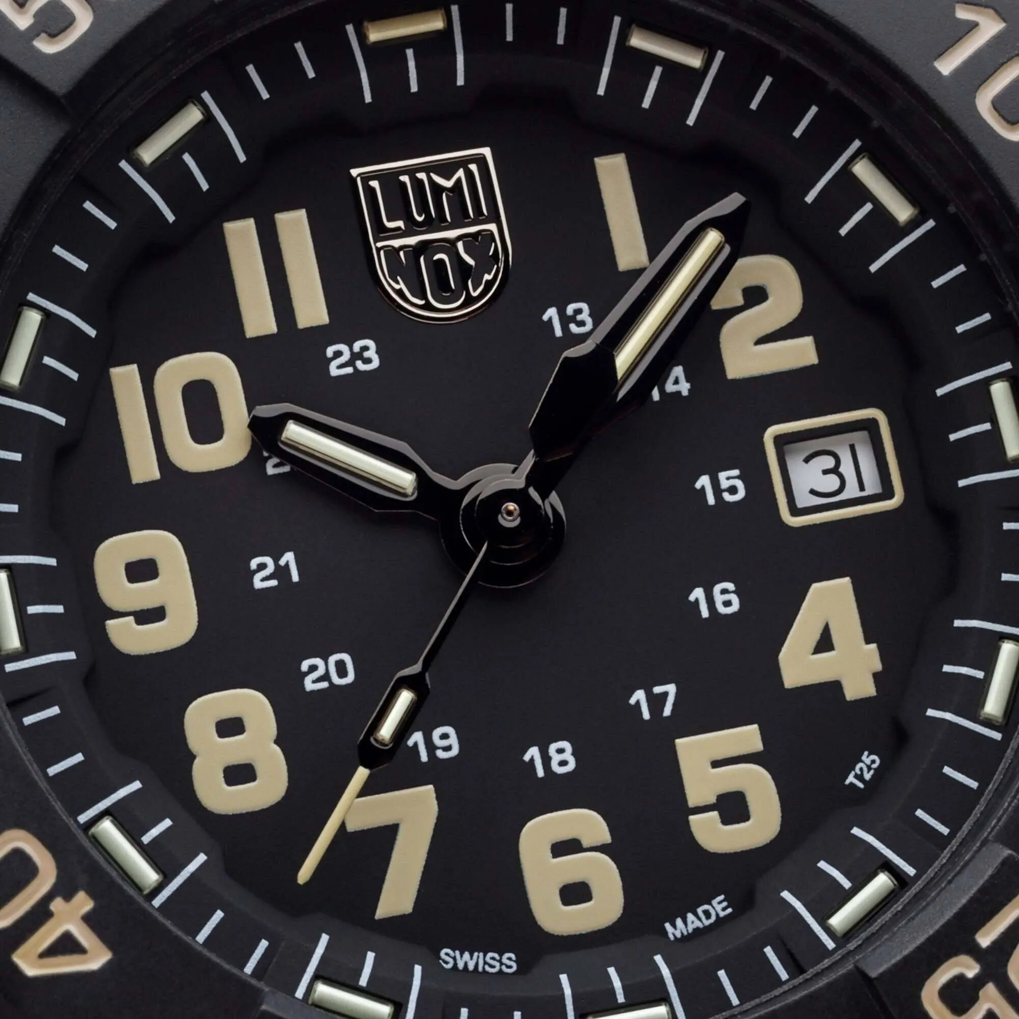 Luminox Men's Watch - Navy Seal 3500 Series Black Dial CARBONOX Strap | XS.3510