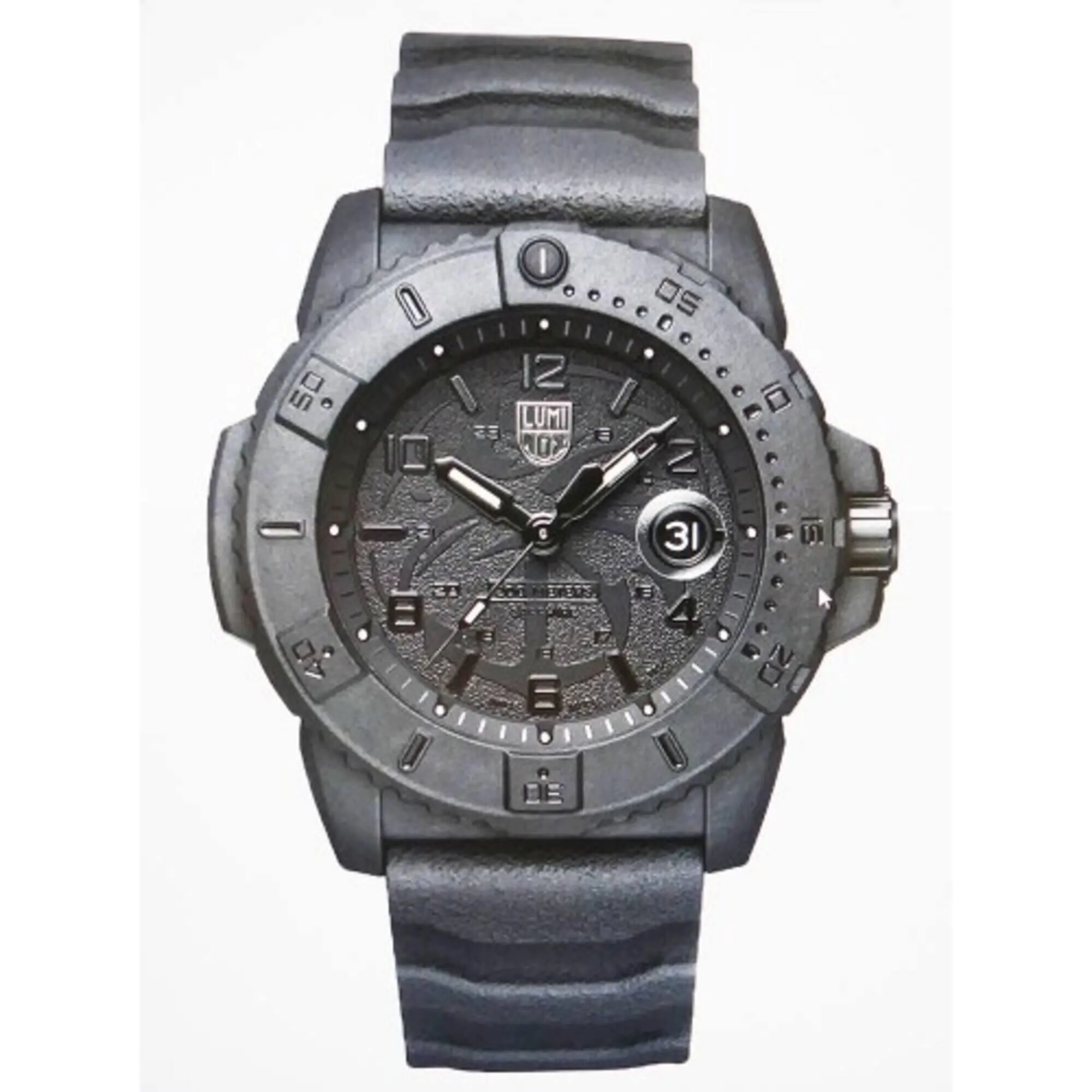 Luminox Men's Watch - Navy SEAL Quartz Black Dial Silicone Strap | XS.3601.BO.NSF