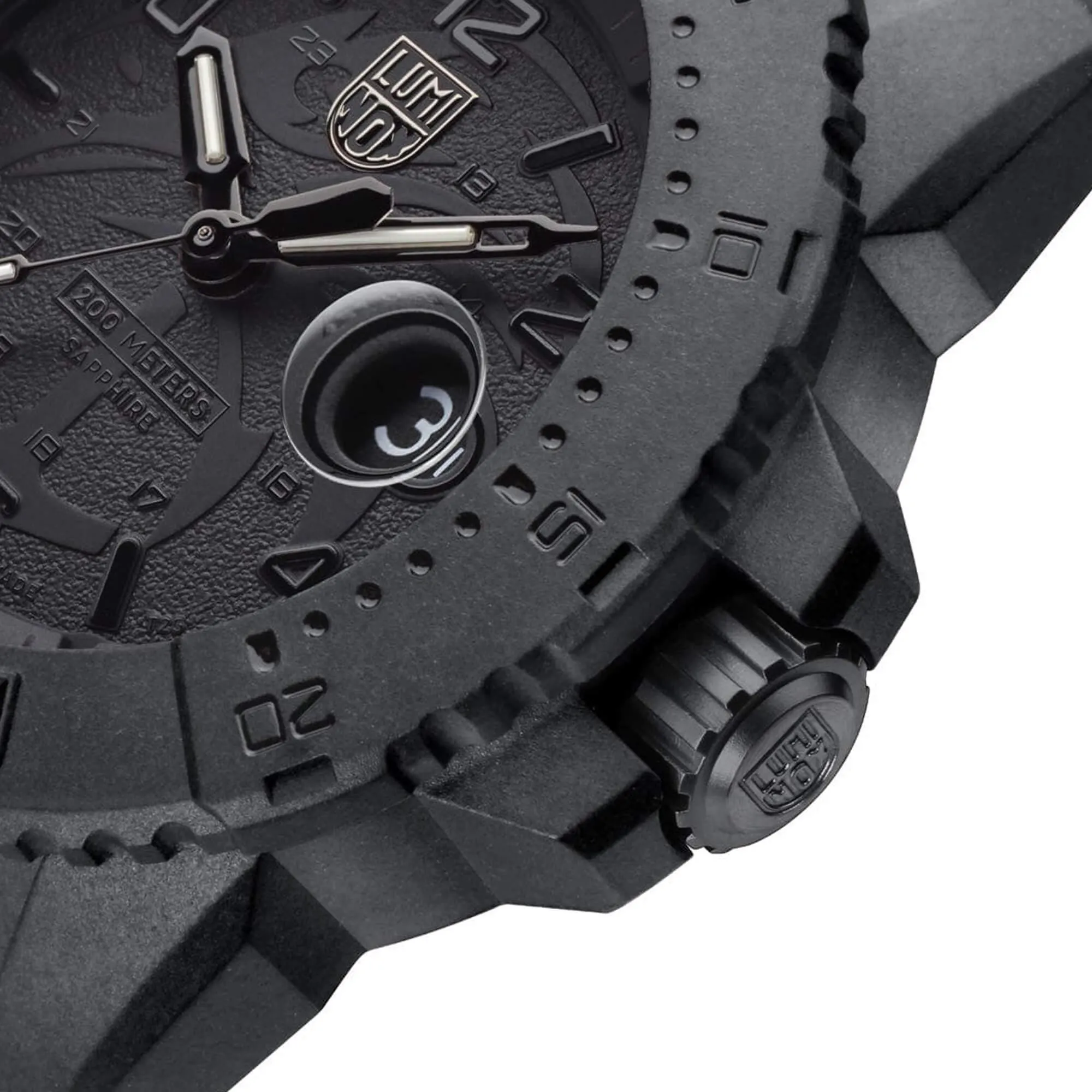 Luminox Men's Watch - Navy SEAL Quartz Black Dial Silicone Strap | XS.3601.BO.NSF