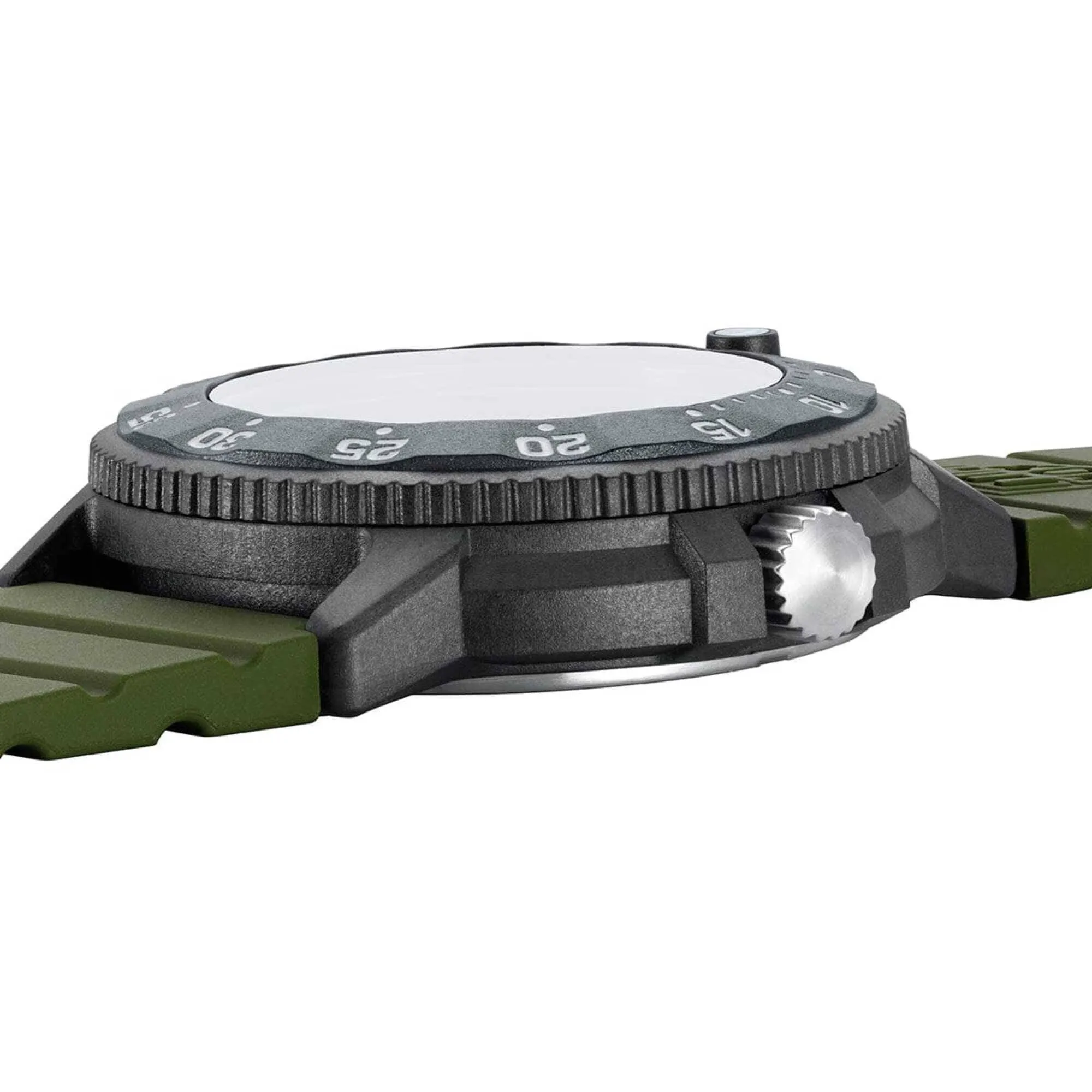 Luminox Men's Watch - Navy SEAL Quartz Green Dial Silicone Strap | XS.3013.EVO.S