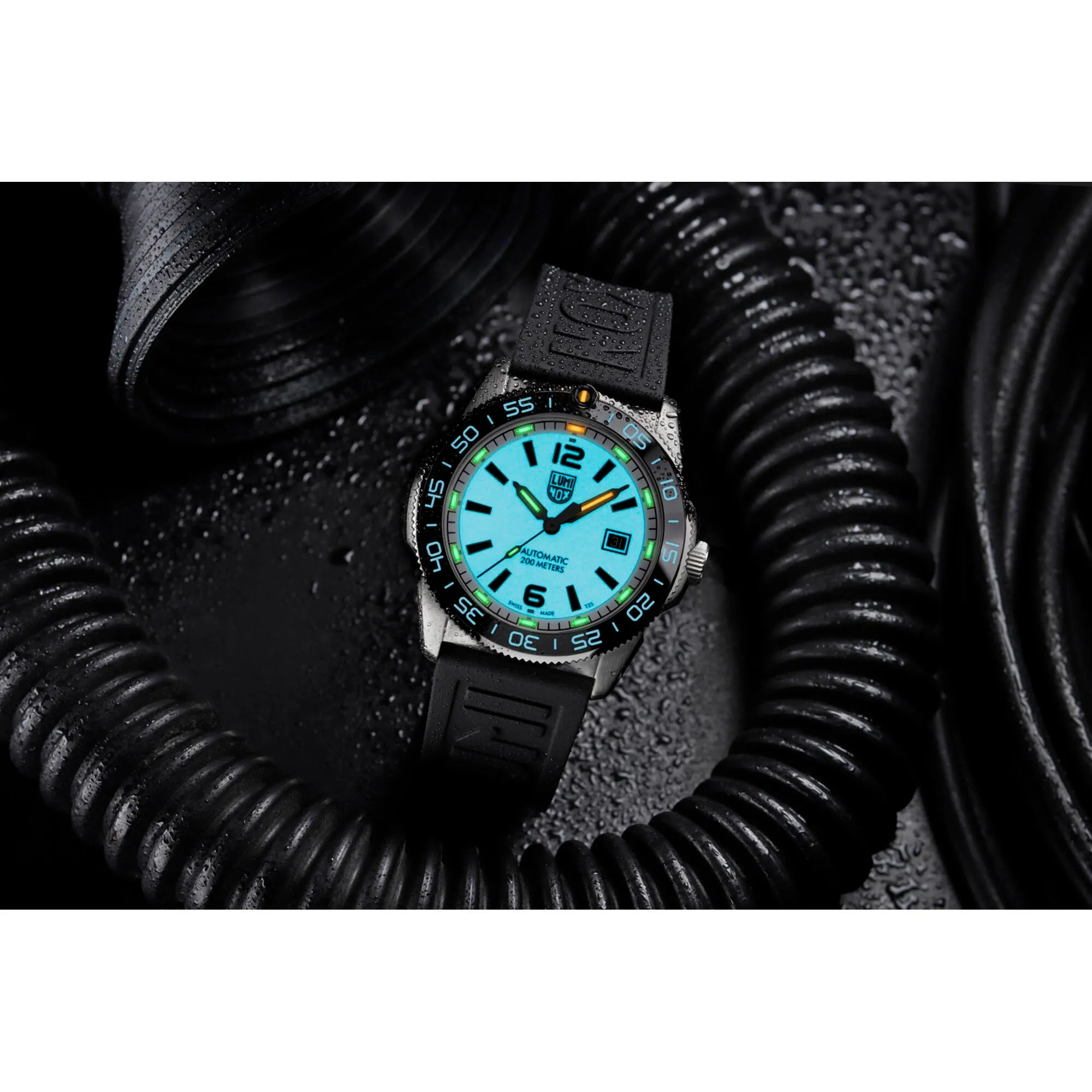 Luminox Men's Watch - Pacific Diver Automatic White Dial Rubber Strap | XS.3101.H