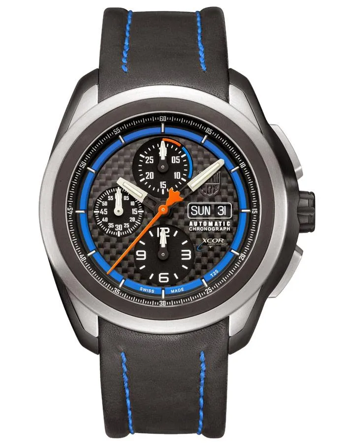 Luminox Mens XCOR Valjoux Automatic Chronograph - Black Strap - Day/Date - 200m