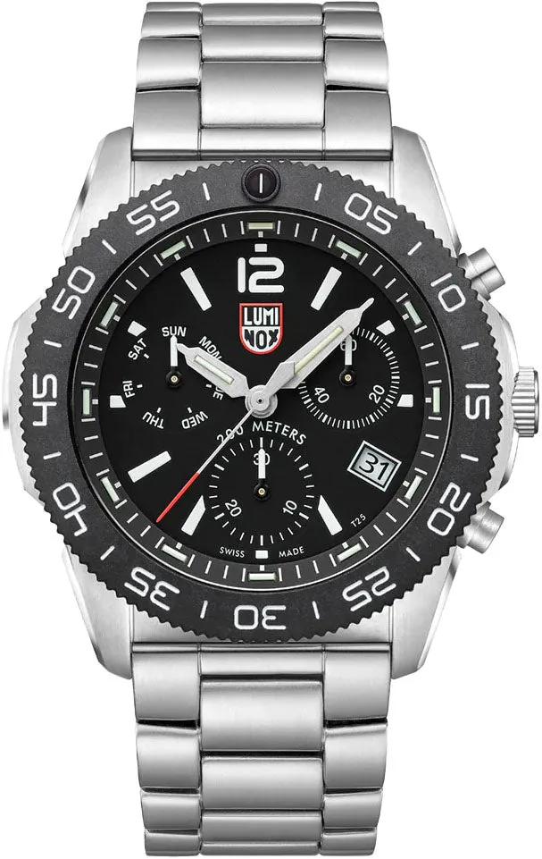 Luminox Sea Pacific Diver Chronograph 3140 Black Black Watch