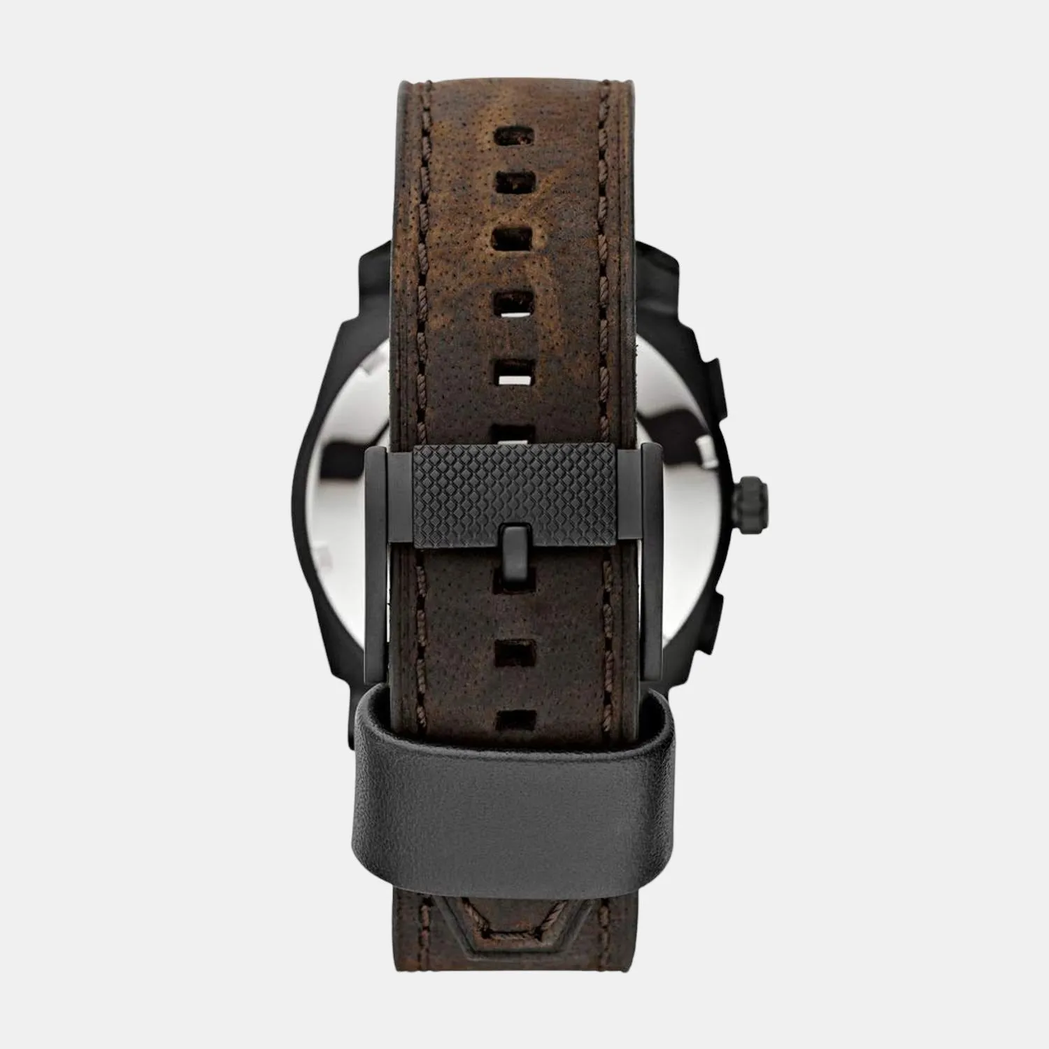 Machine Men Quartz Black Dial Chronograph Leather Watch FS4656
