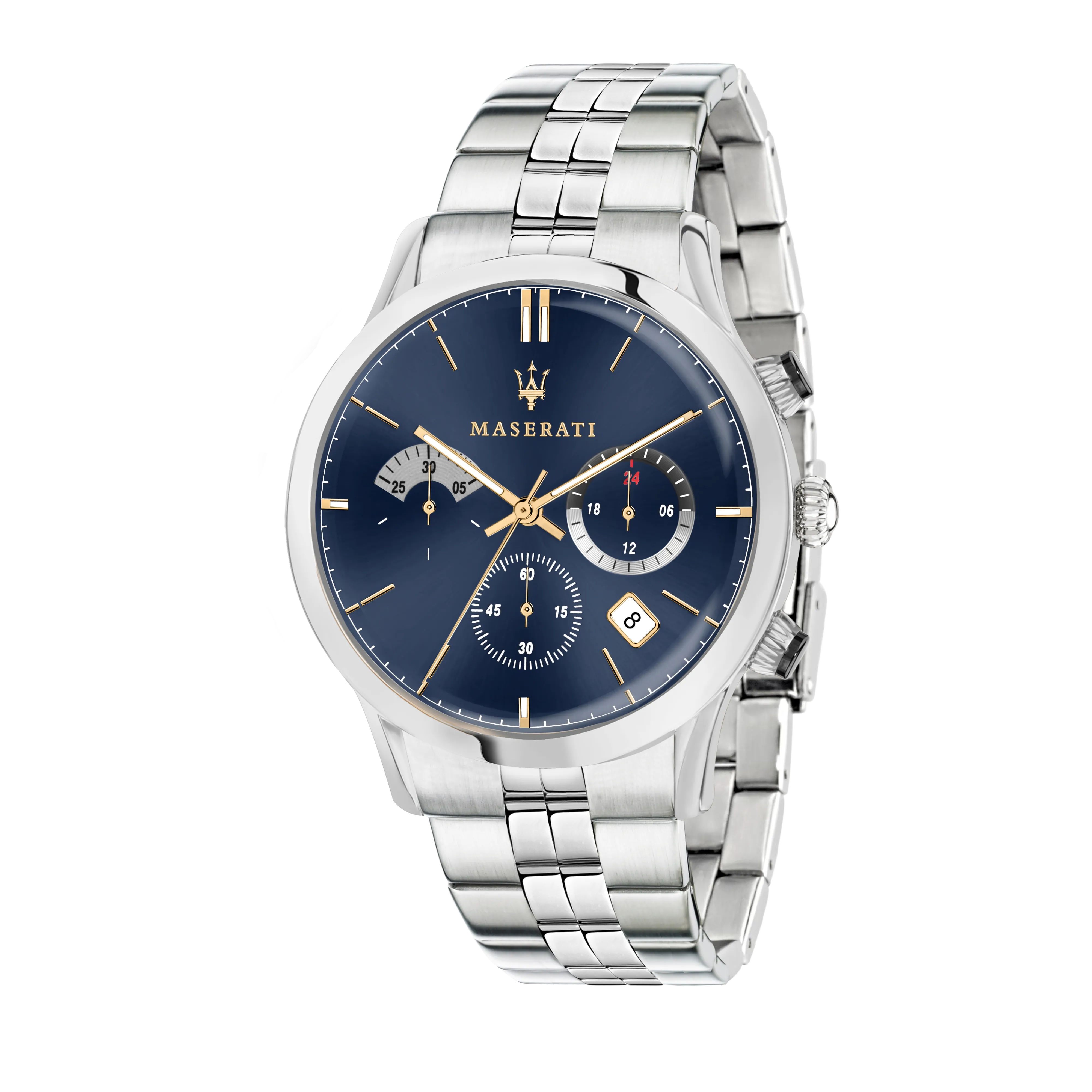 Maserati RICORDO 42mm Silver Watch