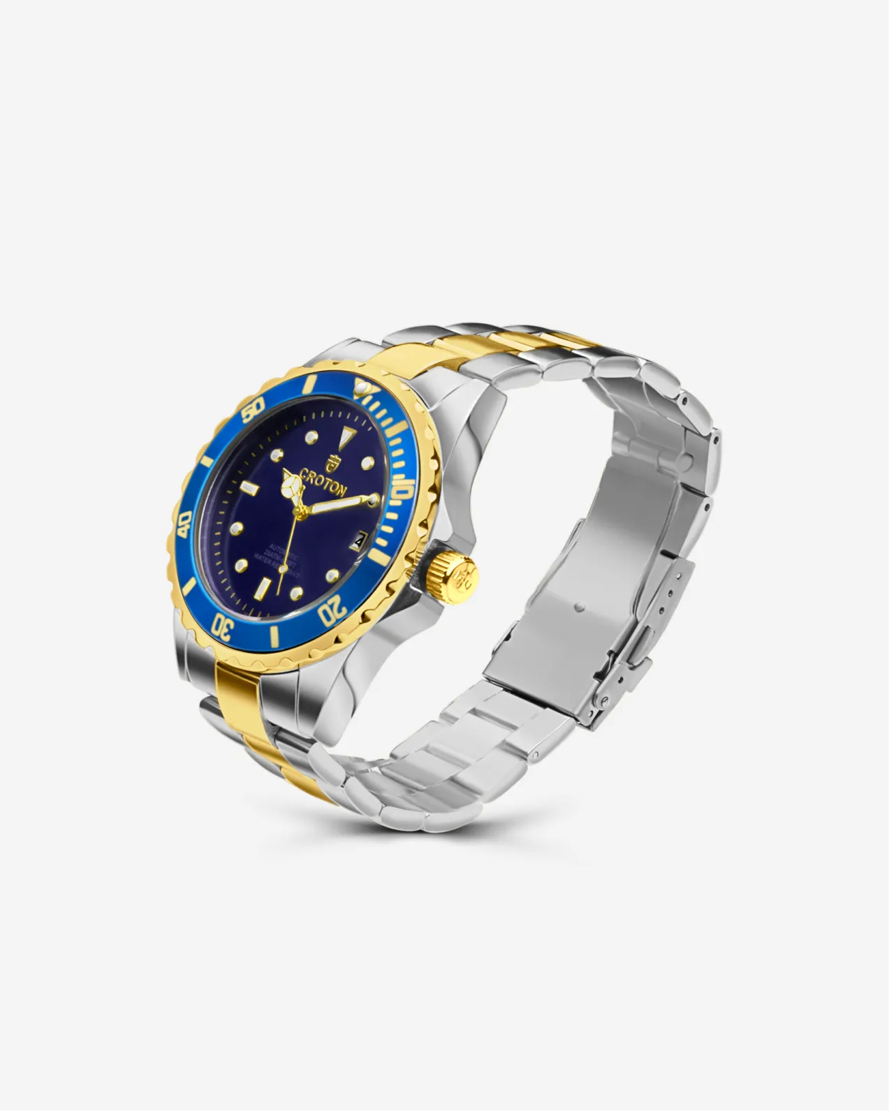 Men's All Stainless Steel Automatic with Magnified Date