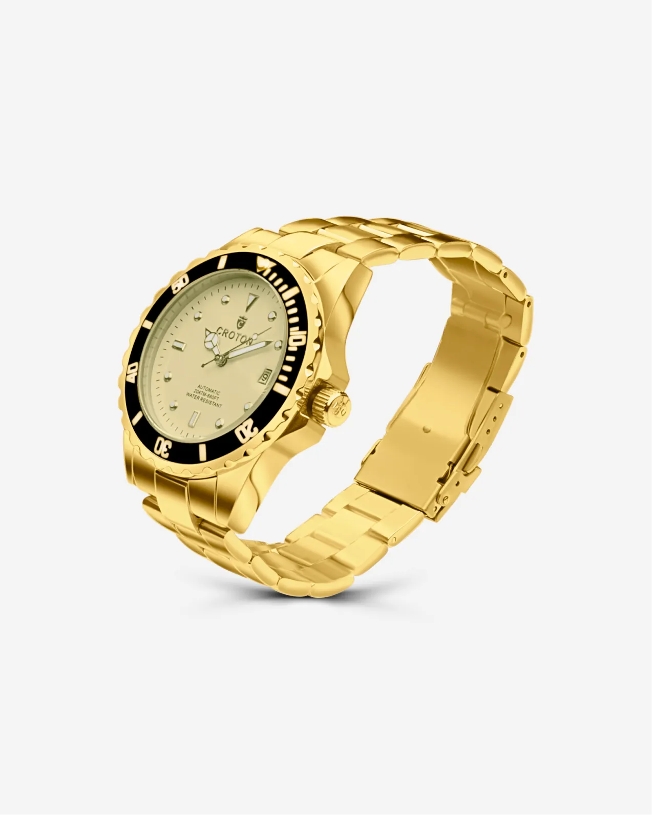 Men's All Stainless Steel Automatic with Magnified Date