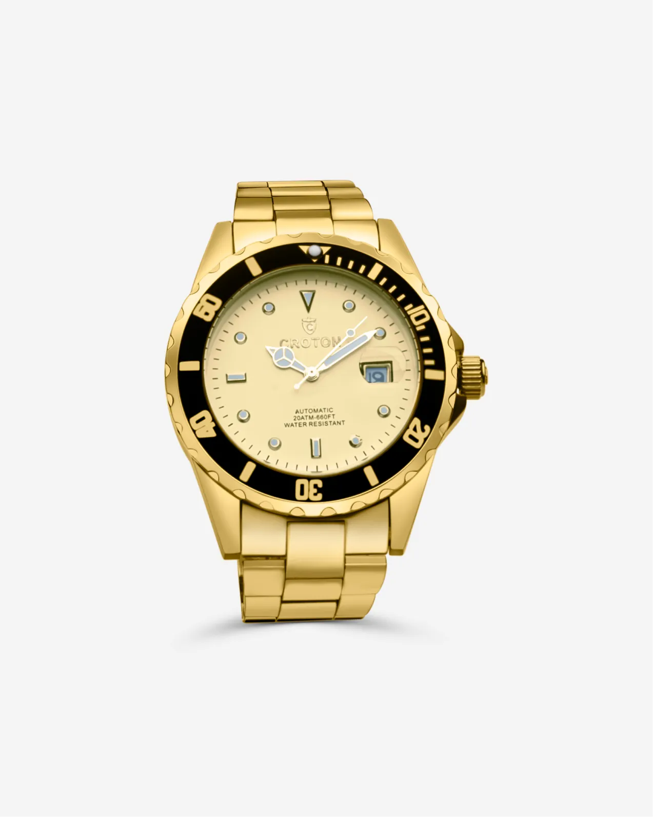 Men's All Stainless Steel Automatic with Magnified Date