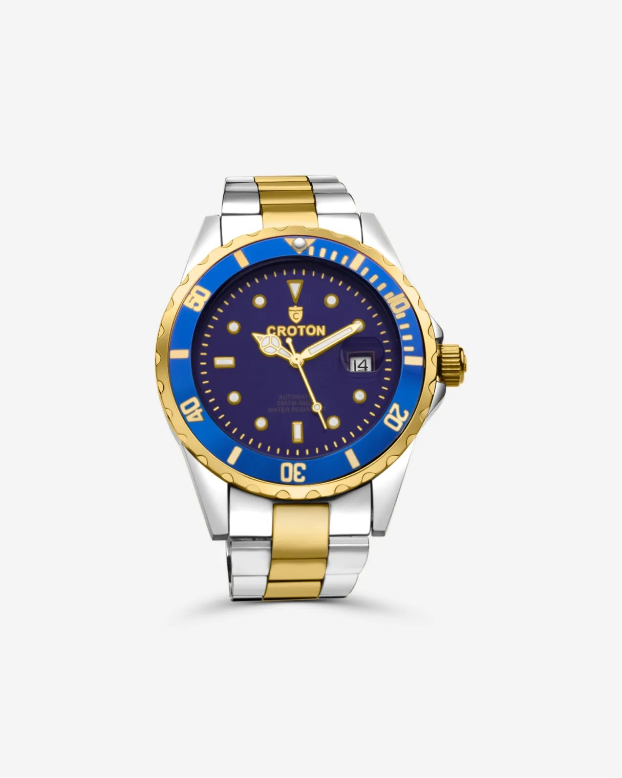 Men's All Stainless Steel Automatic with Magnified Date