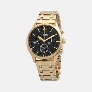 Men's Black Dial Stainless Steel Multi-Function Watch BQ2366