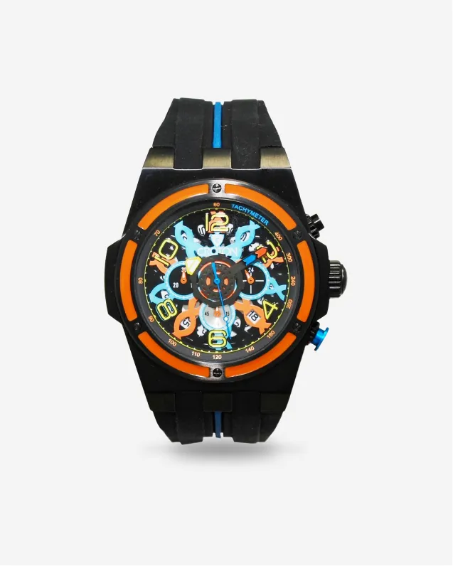 Men's Chronograph with IP Case & Silicon Strap