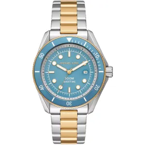Michael Kors Men's Watch - Maritime Blue Dial Two Tone Steel Bracelet | MK9169