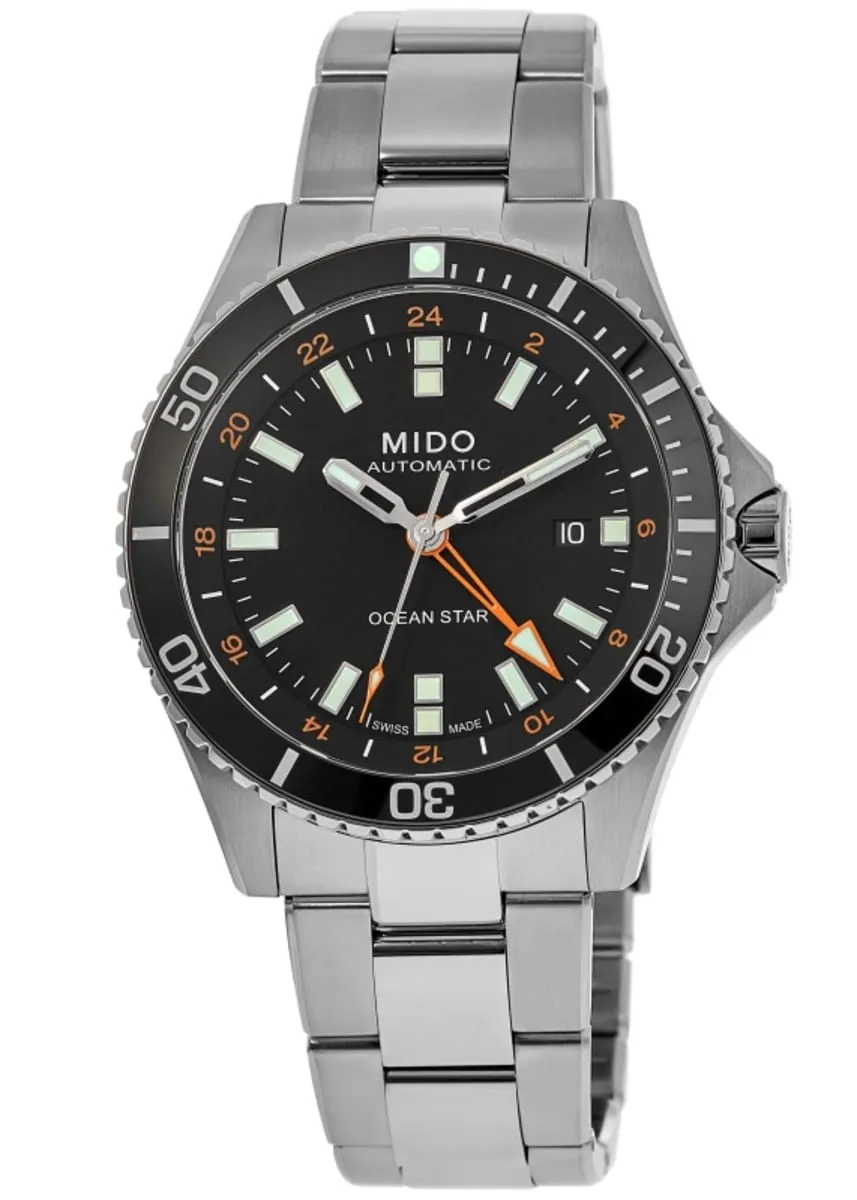 Mido Ocean Star GMT Black Dial Steel Men's Watch M026.629.11.051.01
