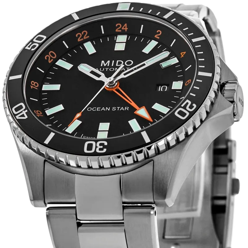 Mido Ocean Star GMT Black Dial Steel Men's Watch M026.629.11.051.01