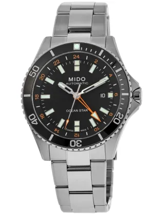Mido Ocean Star GMT Black Dial Steel Men's Watch M026.629.11.051.01