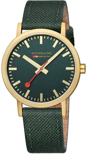 Mondaine Classic Forest Green Watch