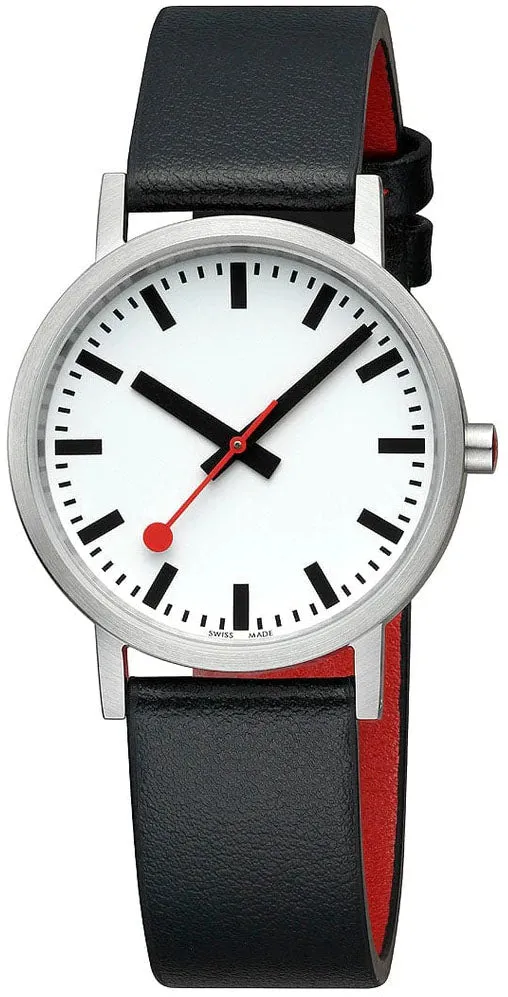 Mondaine Classic White Watch