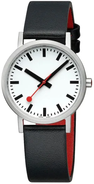 Mondaine Classic White Watch
