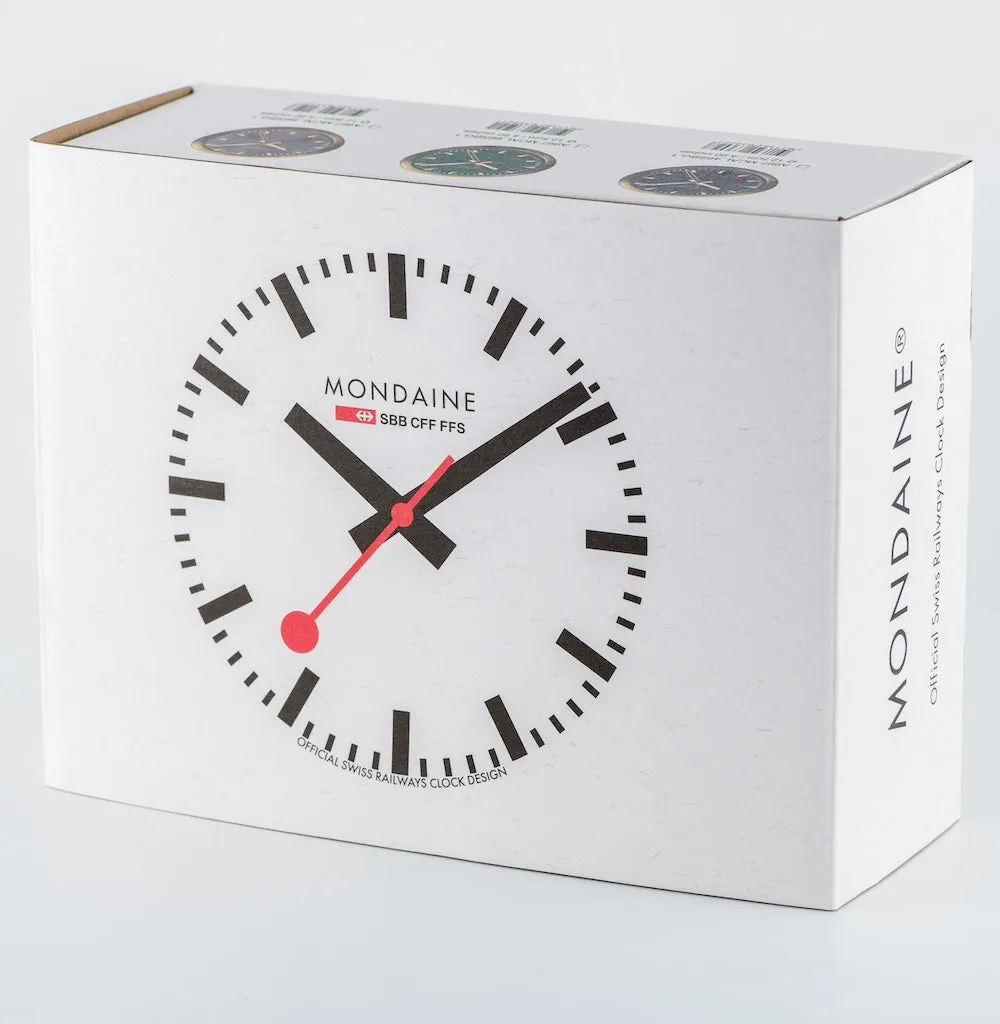 Mondaine Clock Alarm Good Gray Watch