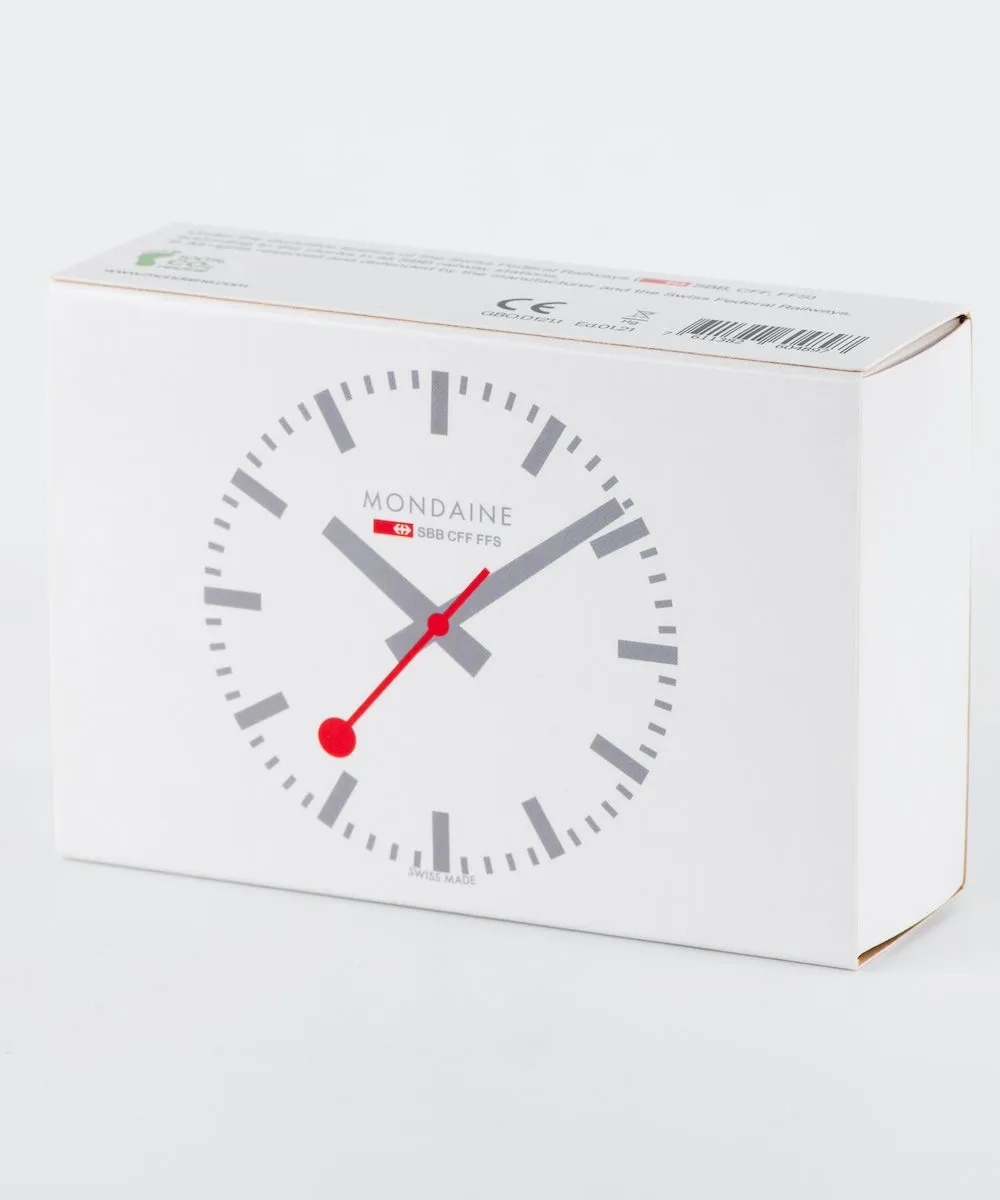 Mondaine Clock Magnet Silver Watch