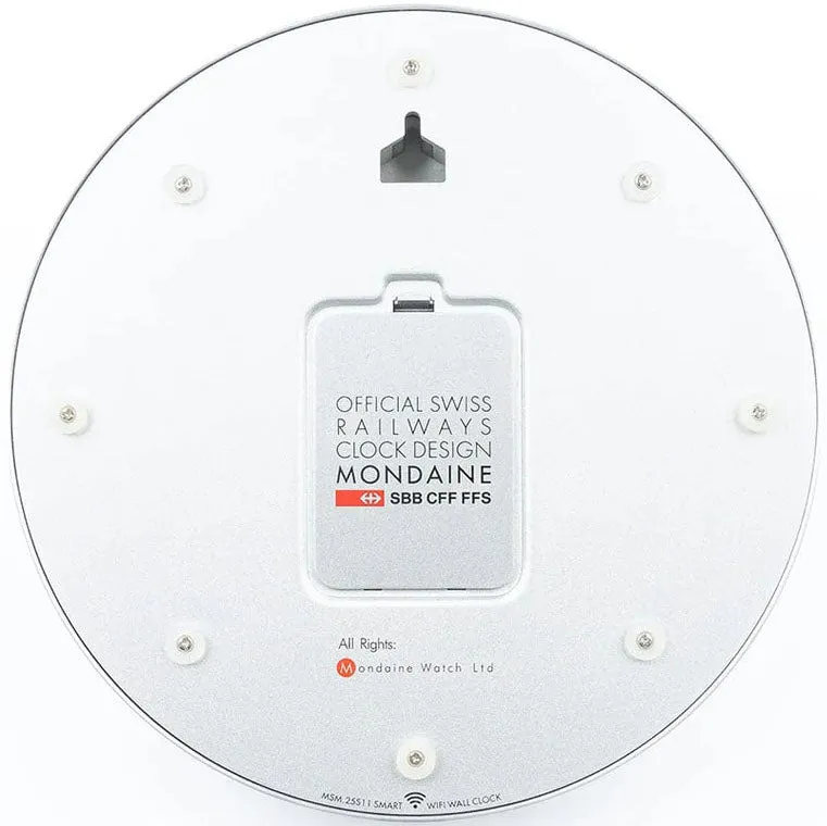 Mondaine Clock Stop2go White Watch