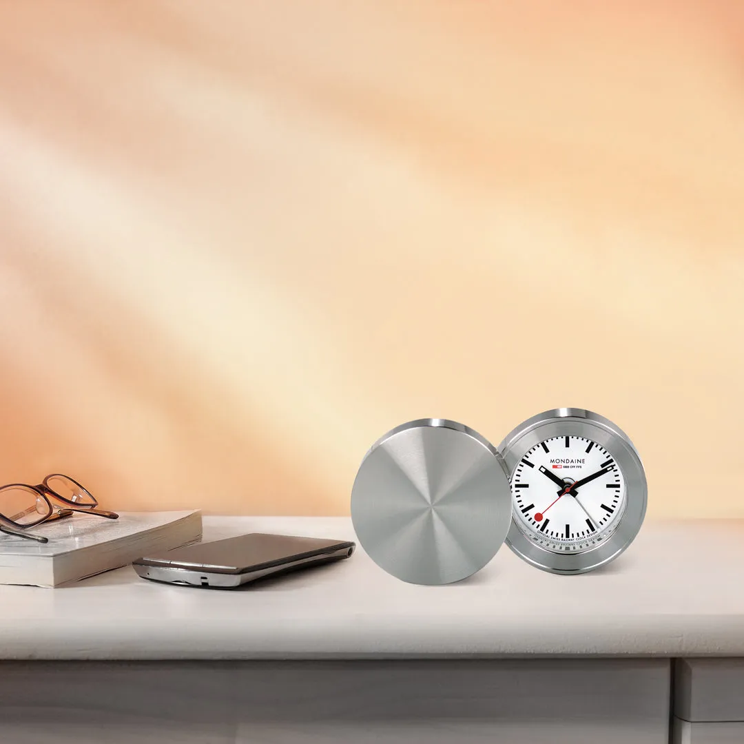 Mondaine Clock Table and Alarm Watch