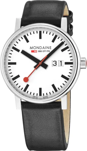 Mondaine Evo2 40mm Grape Leather Watch