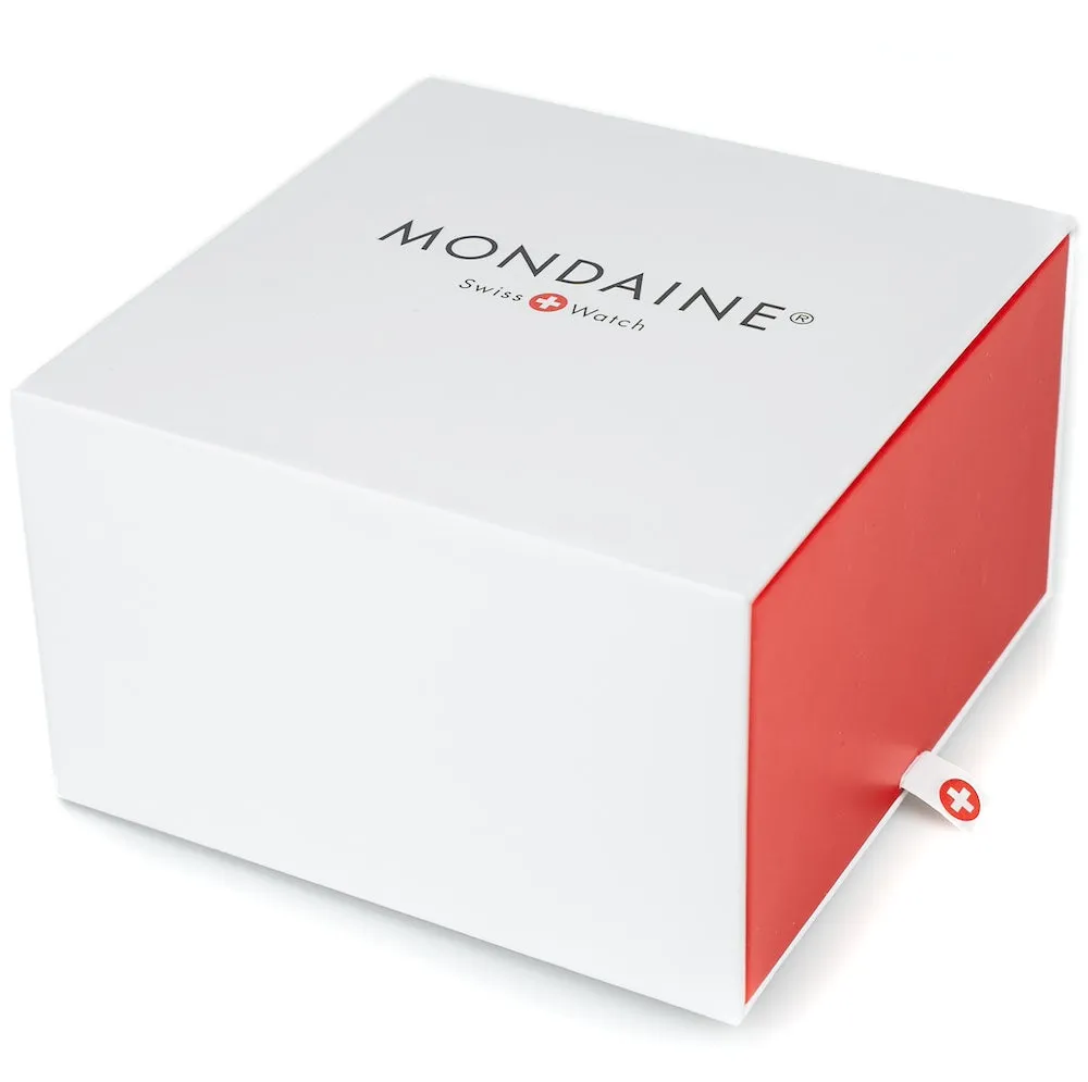 Mondaine Official Swiss Railways Cushion Set Watch