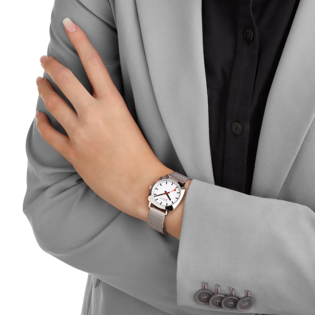 Mondaine Official Swiss Railways Cushion Watch