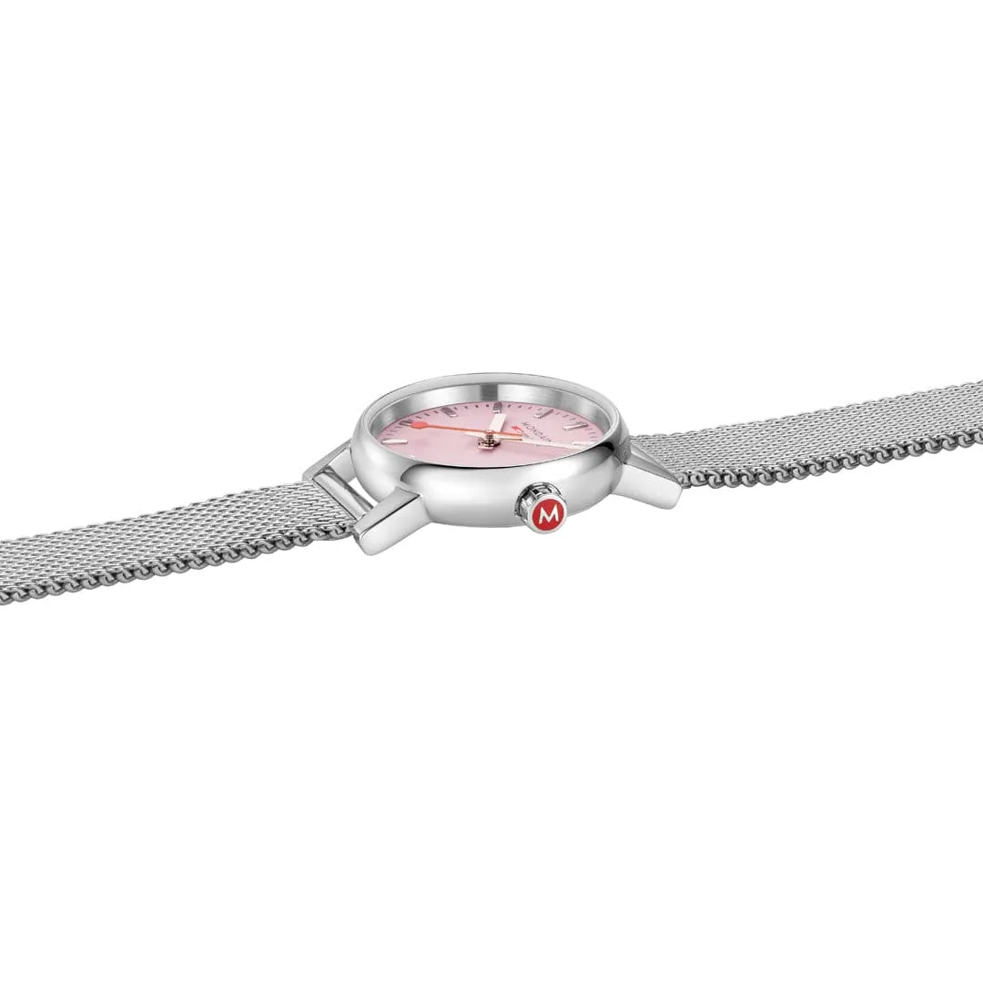 Mondaine Official Swiss Railways Evo2 26mm Sunrise Pink Watch MSE.26130.SM