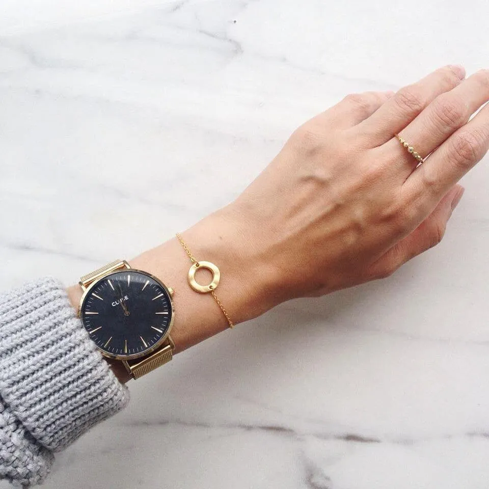 Montre CLUSE La Bohme Mesh Gold-Black CW0101201014