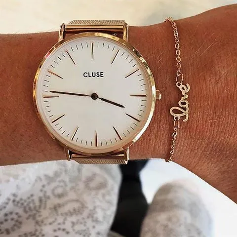 Montre Cluse La Bohme Mesh Gold CW0101201009