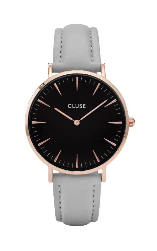 Montre CLUSE La Bohme Rose Gold Black-Grey CL18018