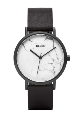 Montre CLUSE La Roche Full Black/White Marble CL40002